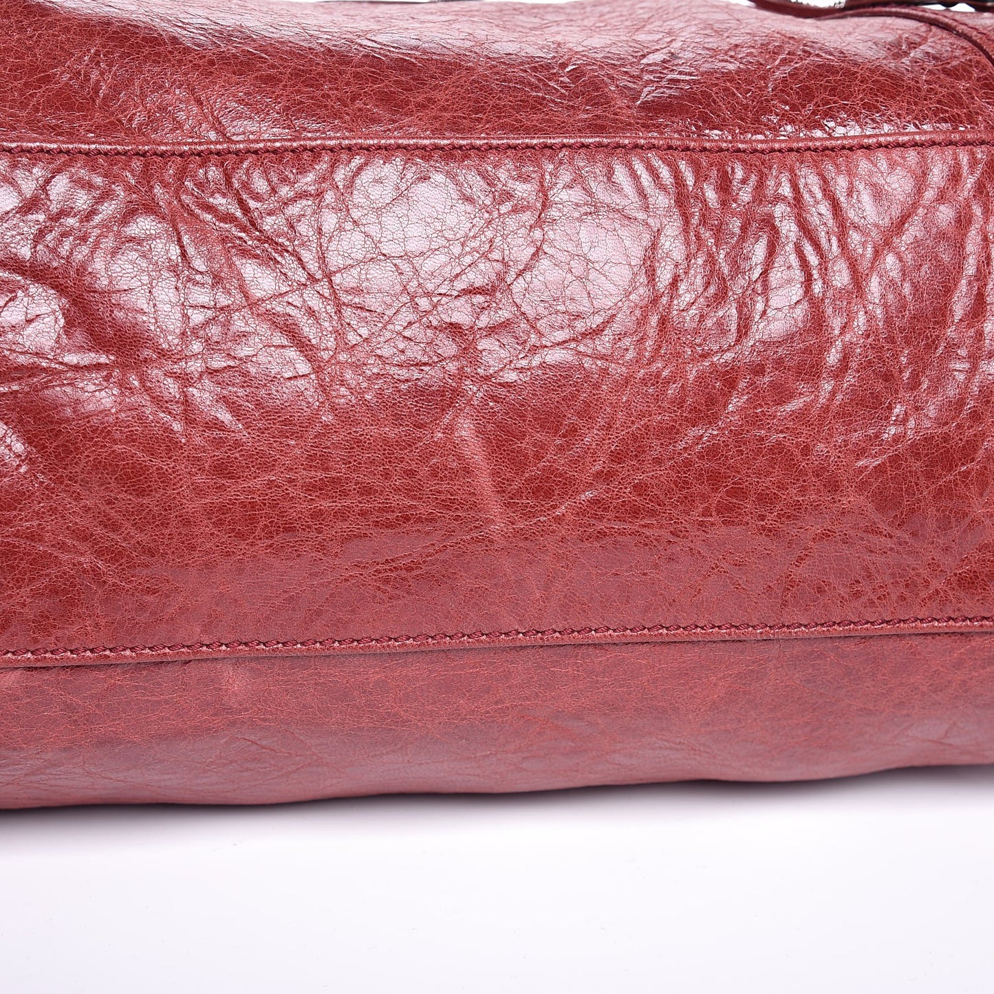 Agneau Giant 21 Silver Hardware City Pourpre