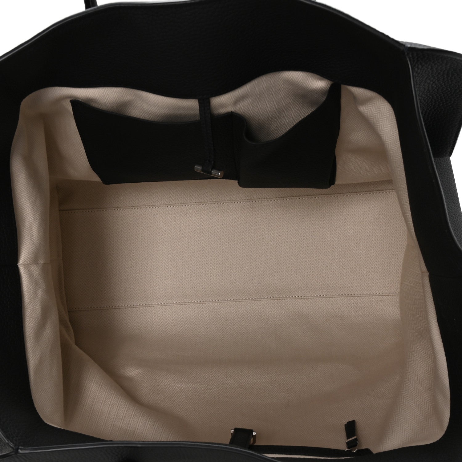 The Row Matte Grained Calfskin Marlo 17 Black 4 of 8