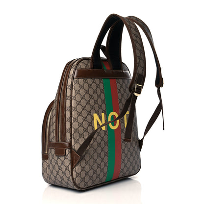 Gucci GG Supreme Monogram Azalea Calfskin Fake/Not Retro Interlocking G Day Backpack Beige Ebony Brown Sugar 2 of 10