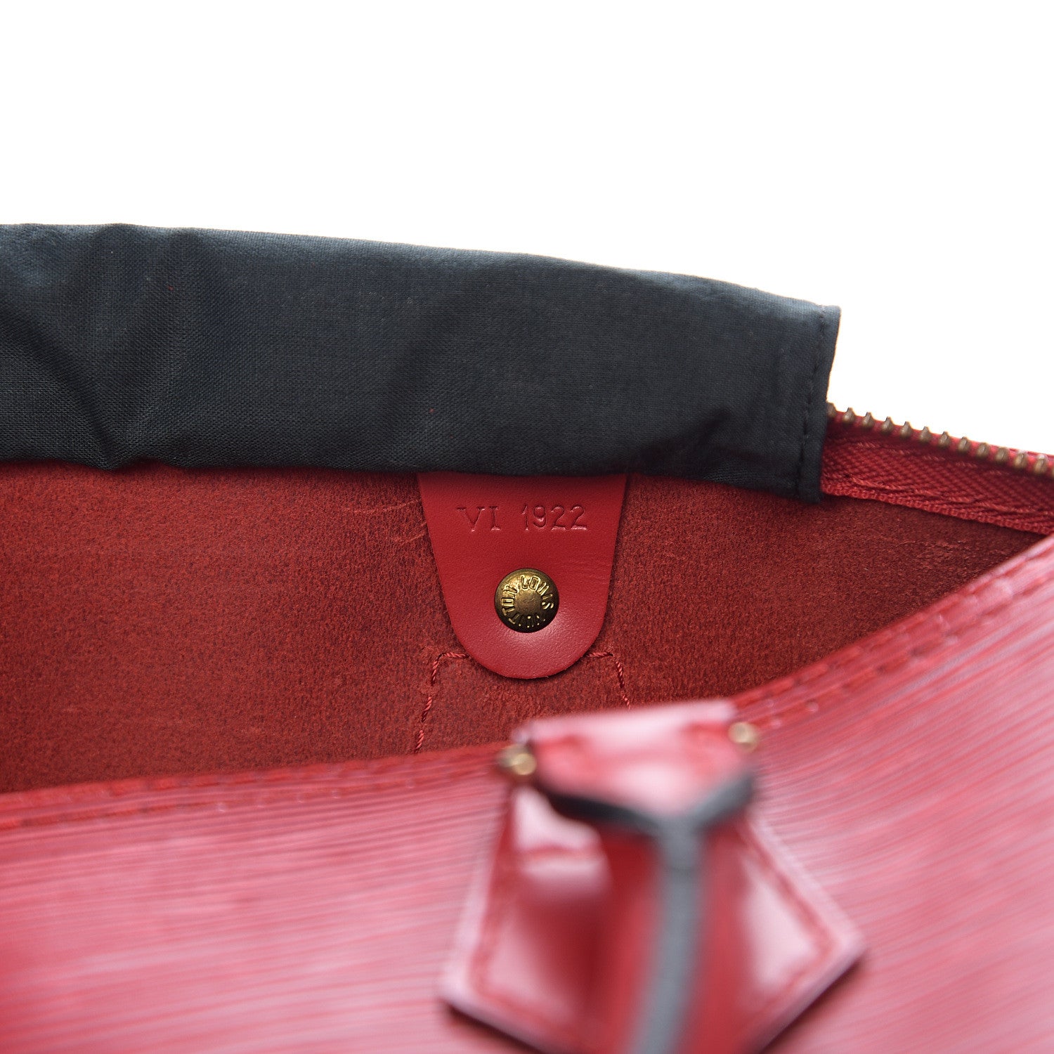 Louis Vuitton Epi Speedy 25 Castillan Red 5 of 12