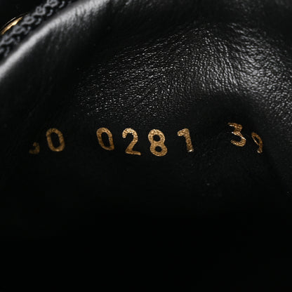 Louis Vuitton Suede Monogram Run Away Sneakers 39 Black 9 of 10