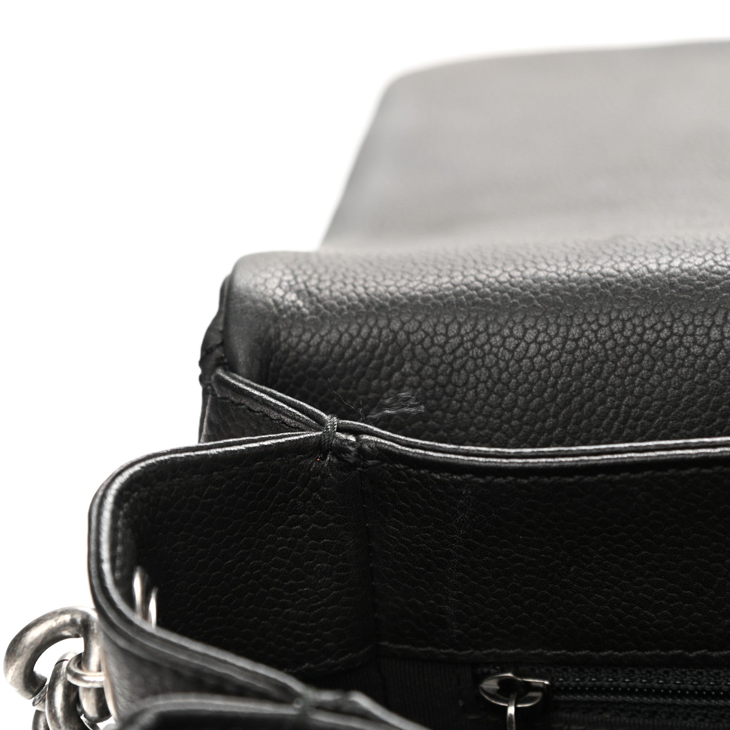 Chanel Caviar Quilted Medium Rock In Rome Single Flap Black 12 of 12