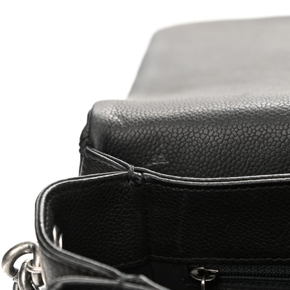 Chanel Caviar Quilted Medium Rock In Rome Single Flap Black 12 of 12