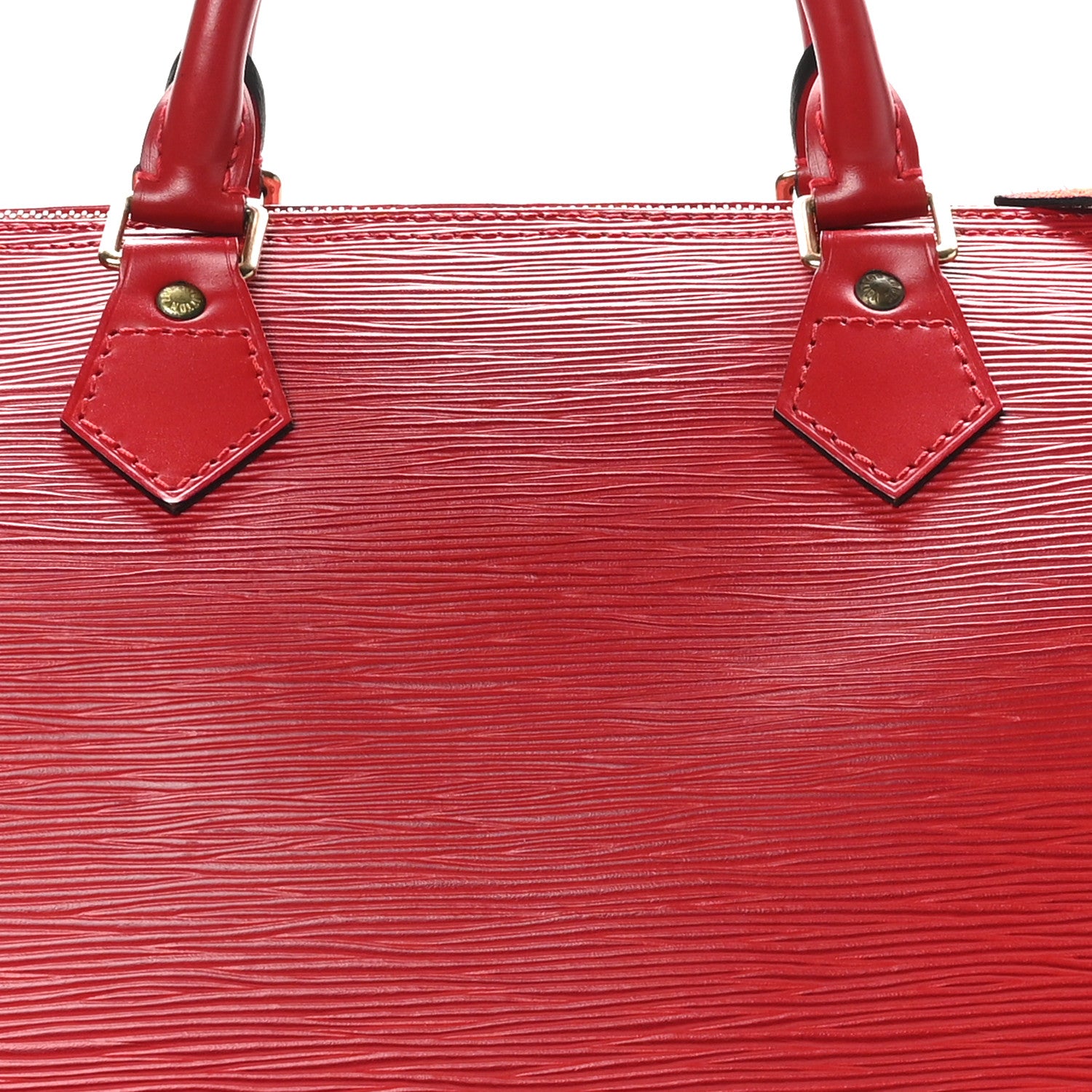 Louis Vuitton Epi Speedy 35 Castillan Red 8 of 11