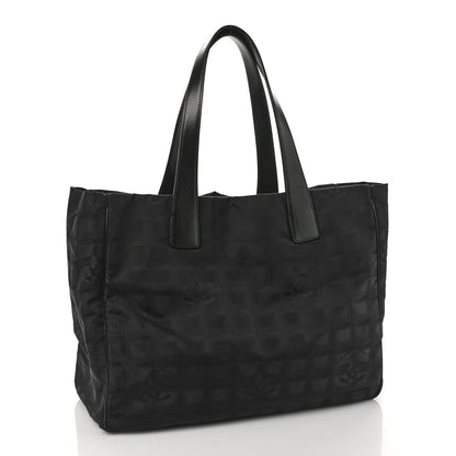 Chanel Nylon Medium Travel Tote Black 3 of 9