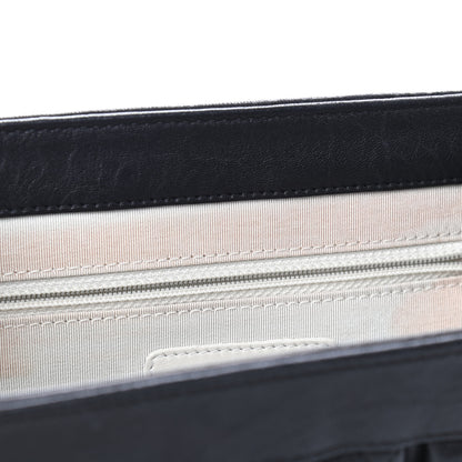 Chanel Washed Lambskin Quilted Medium Chain Around Messenger Black 10 of 10