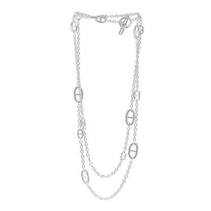 Hermes Sterling Silver Farandole Necklace 120 3 of 5