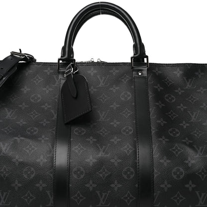 Louis Vuitton Monogram Eclipse Keepall Bandouliere 55 7 of 9
