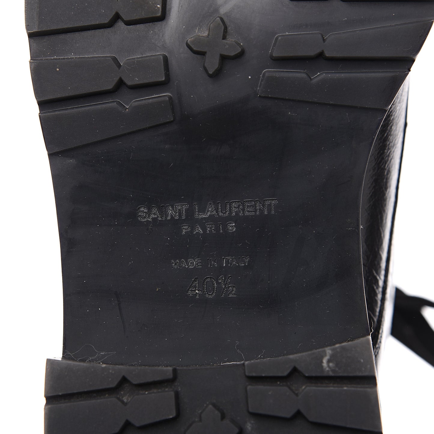 Calfskin William Double-Laced Boot 40.5 Black