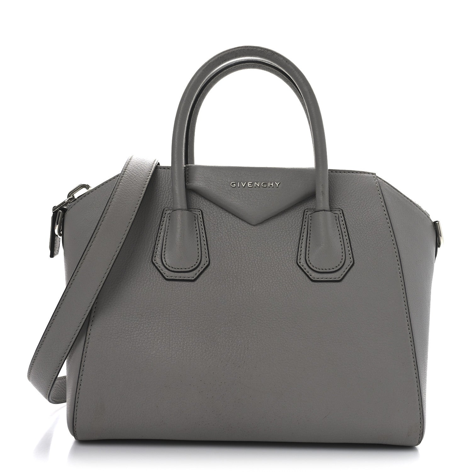 Givenchy Sugar Goatskin Small Antigona Pearl Grey 1 of 27