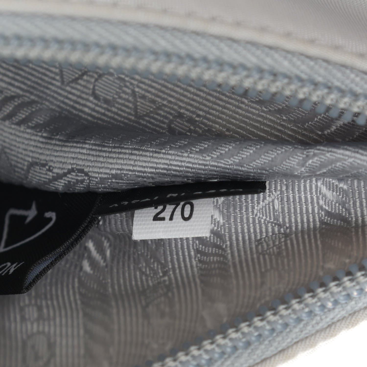 Prada Tessuto Nylon Mini Re-Edition 2000 Bag Fiordaliso 8 of 12