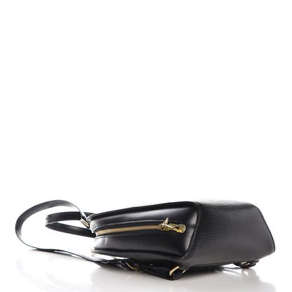 Louis Vuitton Epi Mabillon Backpack Black 4 of 15