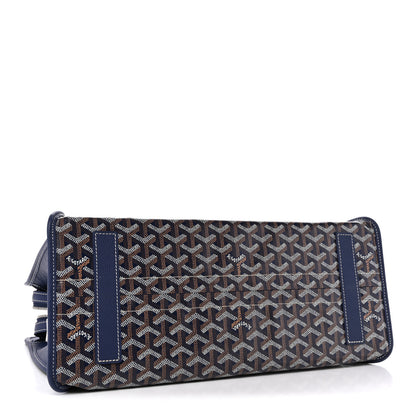 Goyard Goyardine Sac Hardy Pet Carrier PM Navy 5 of 12