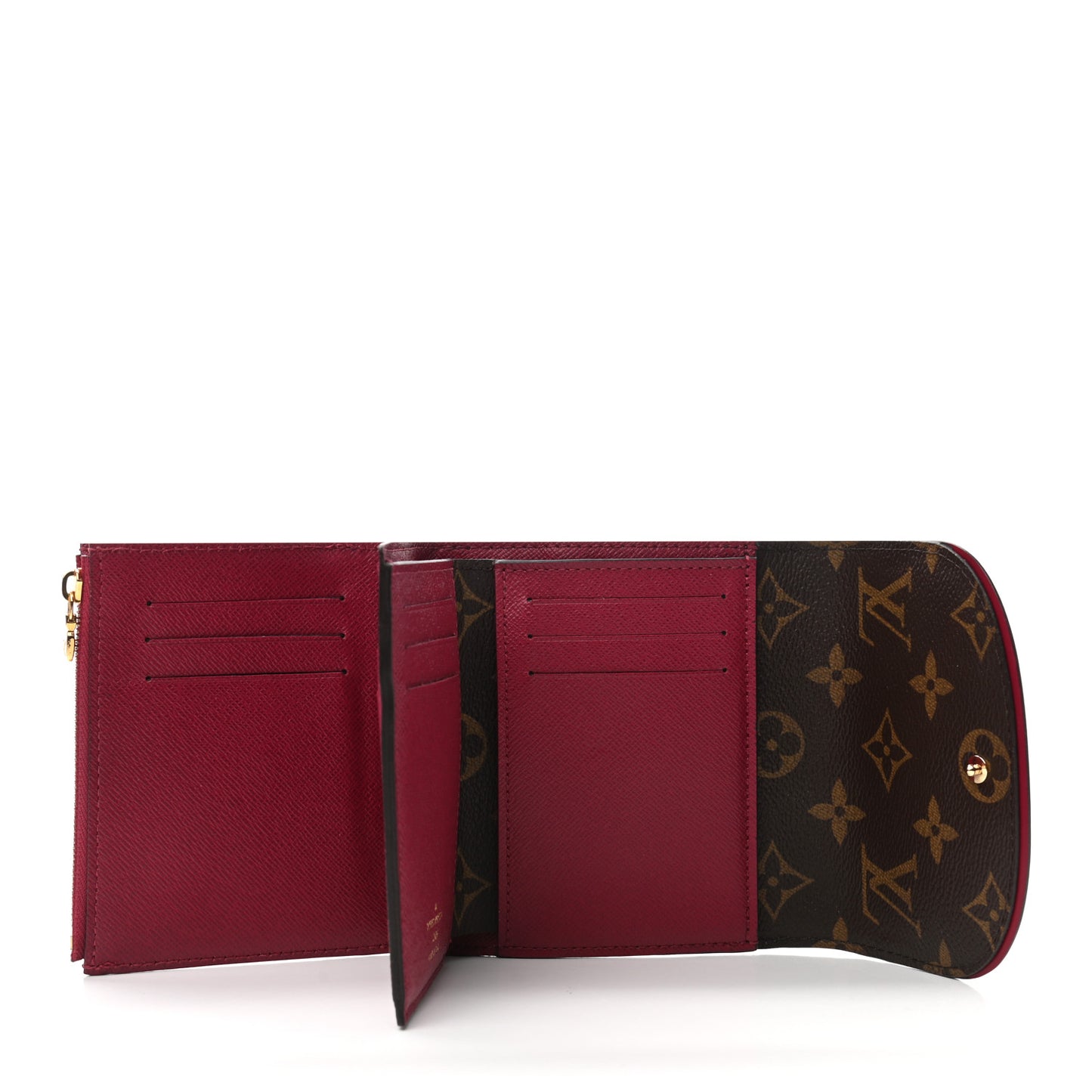 Monogram Ariane Compact Wallet Fuchsia
