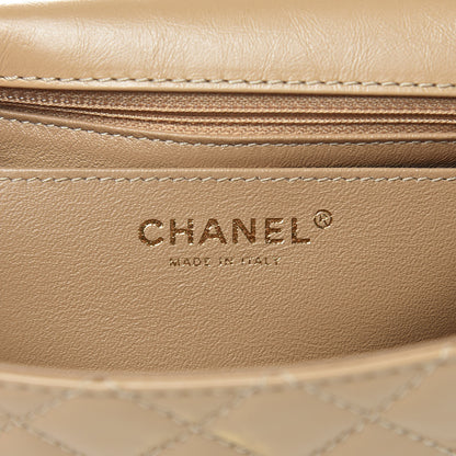 Chanel Aged Calfskin Quilted 2.55 Reissue Mini Flap Beige 6 of 10