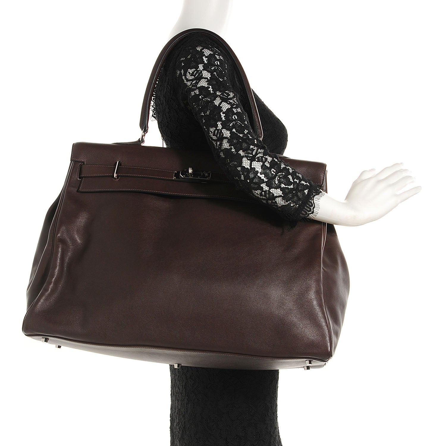Hermes Veau Sikkim Kelly Relax 50 Ebene 2 of 19