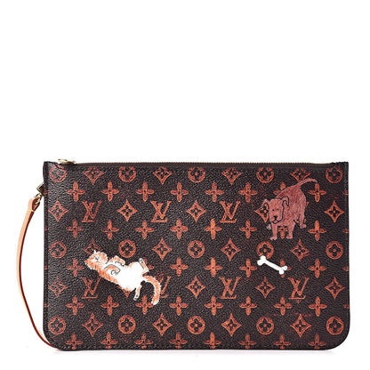Louis Vuitton Catogram Neverfull MM GM Pochette Marron 1 of 7