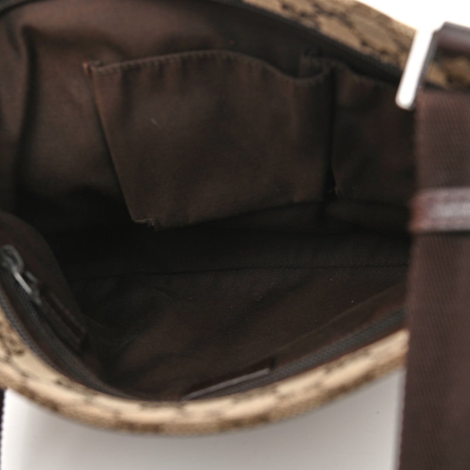Gucci Monogram Small Messenger Dark Brown 4 of 13
