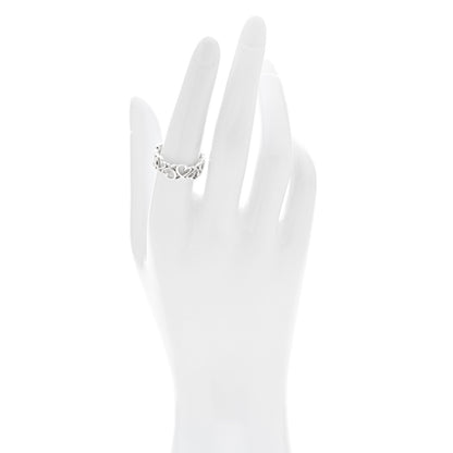 Tiffany Sterling Silver Paloma Picasso Loving Heart Band Ring 54 6.75 2 of 5