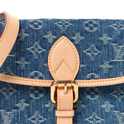 Louis Vuitton Monogram Denim Diane Blue 6 of 9