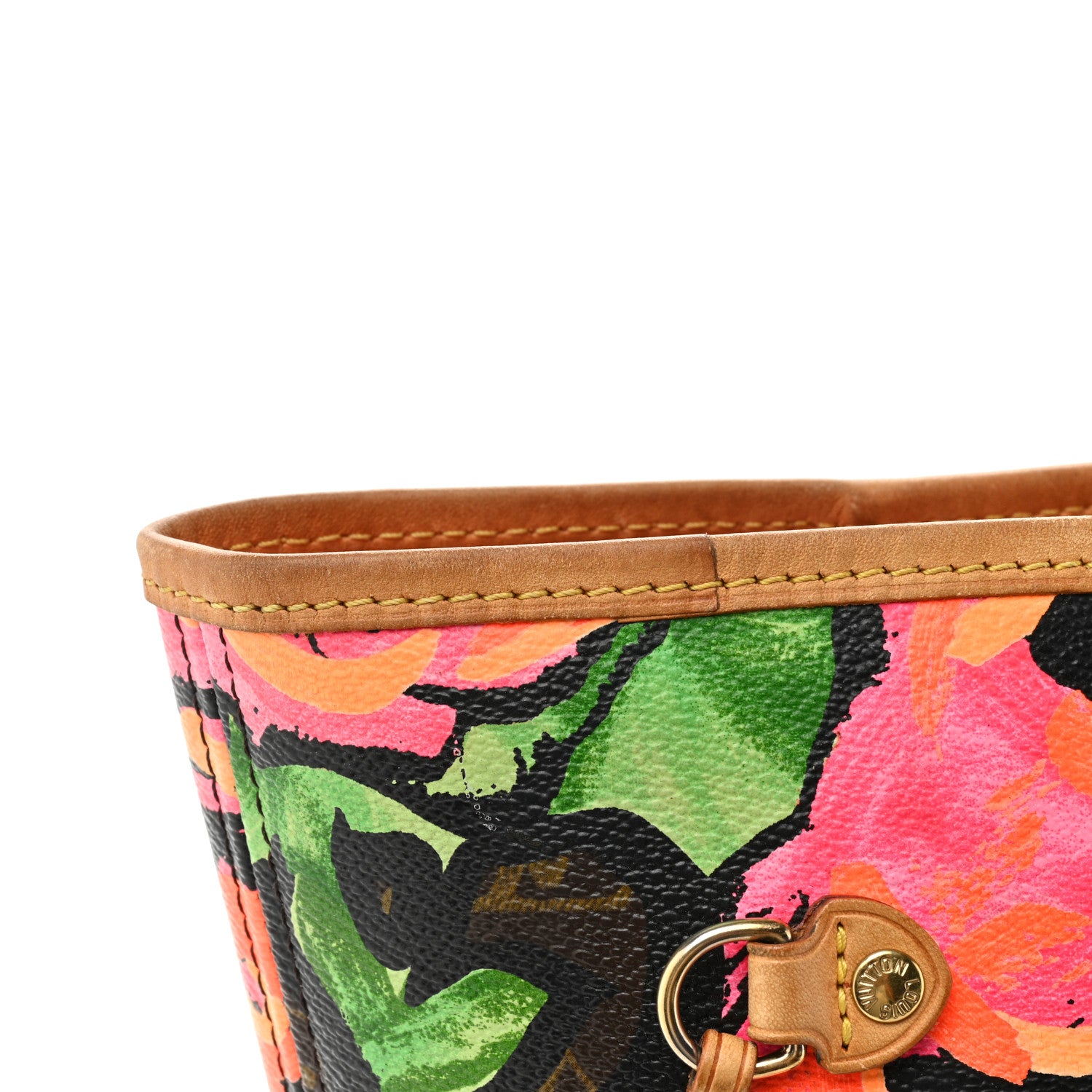 Louis Vuitton Monogram Roses Neverfull MM 13 of 20
