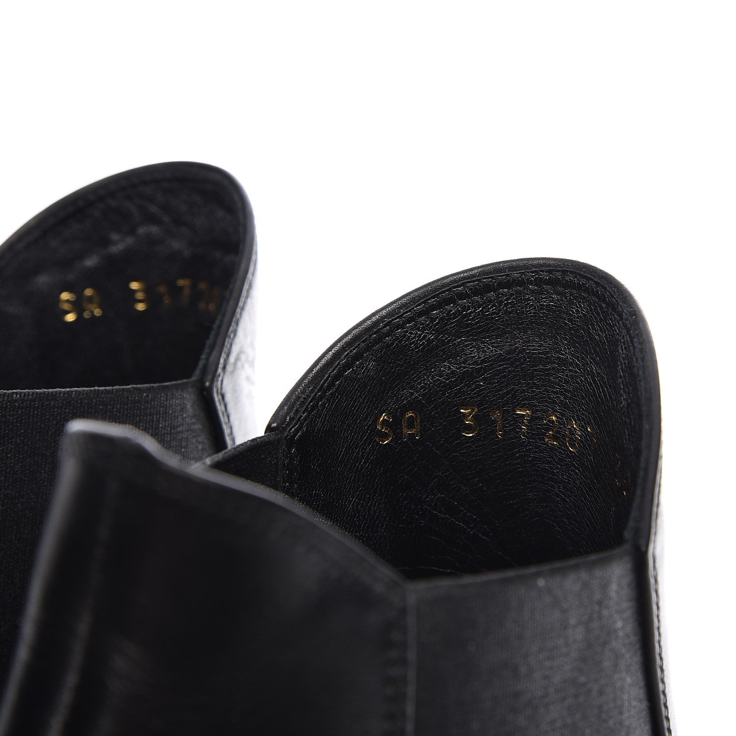 Saint Laurent Calfskin Classic Paris Ela 80 Ankle Boots 35.5 Black 6 of 10
