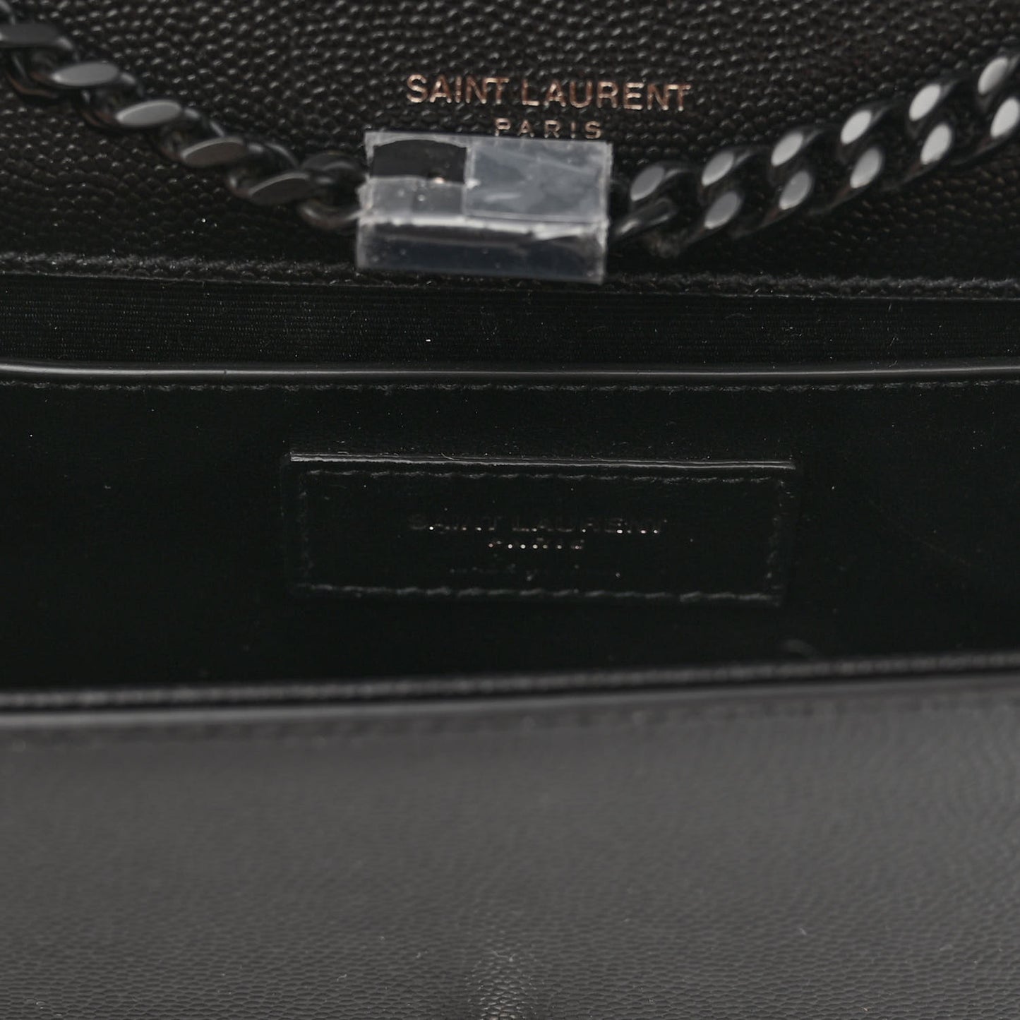 Grain De Poudre Small Monogram Kate Satchel Black