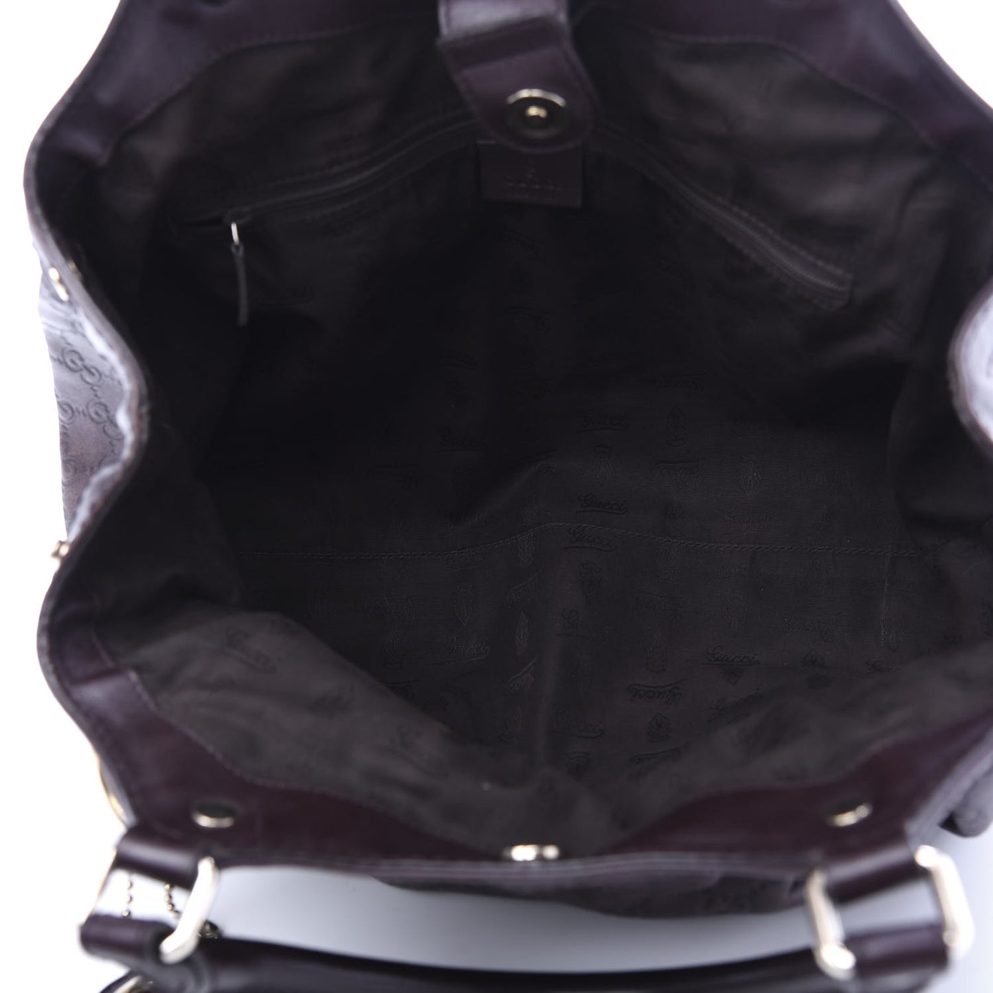 Guccissima Medium Sukey Tote Chocolate
