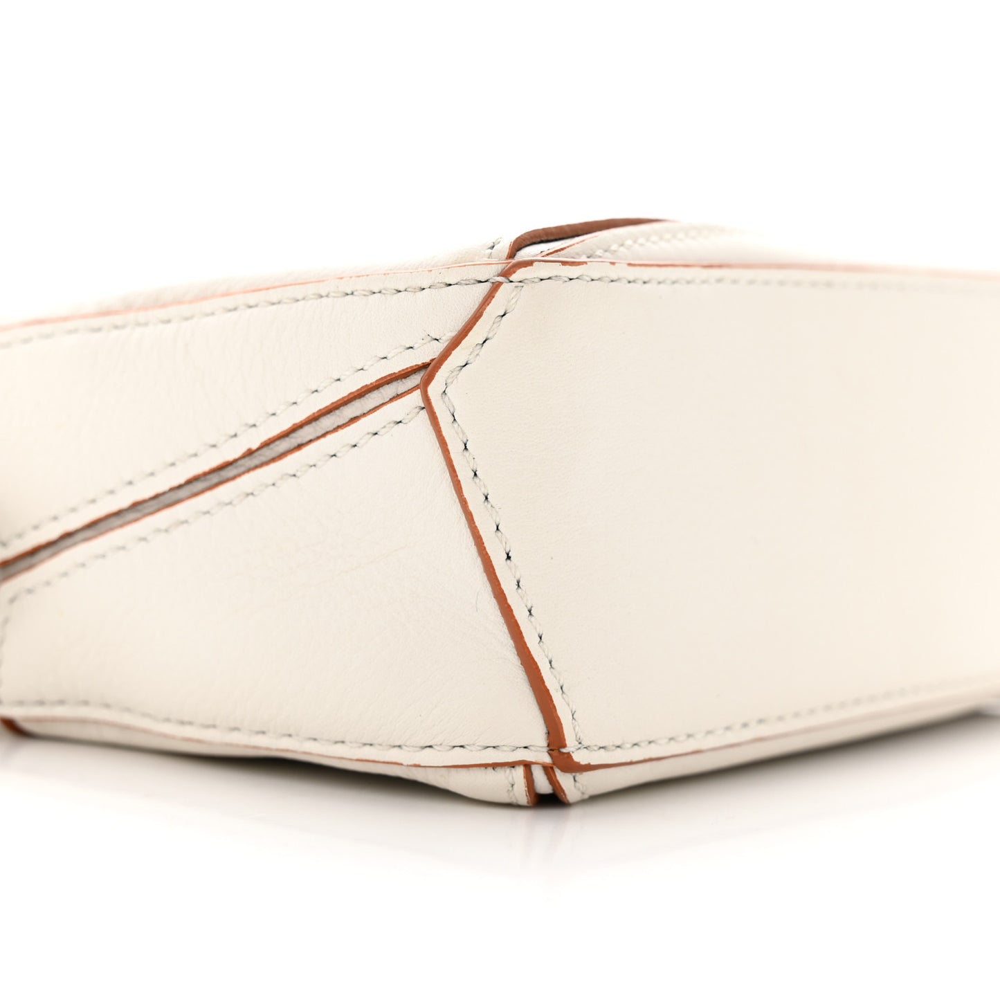 Calfskin Nano Puzzle Bag White