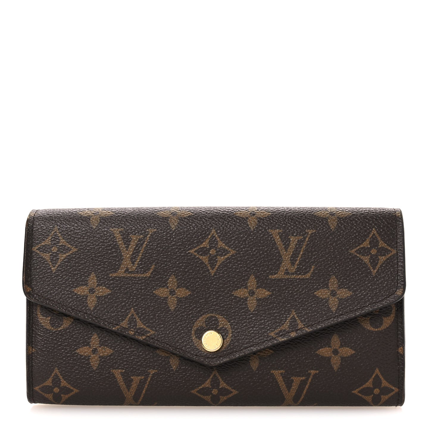 Monogram Sarah Wallet NM Coquelicot