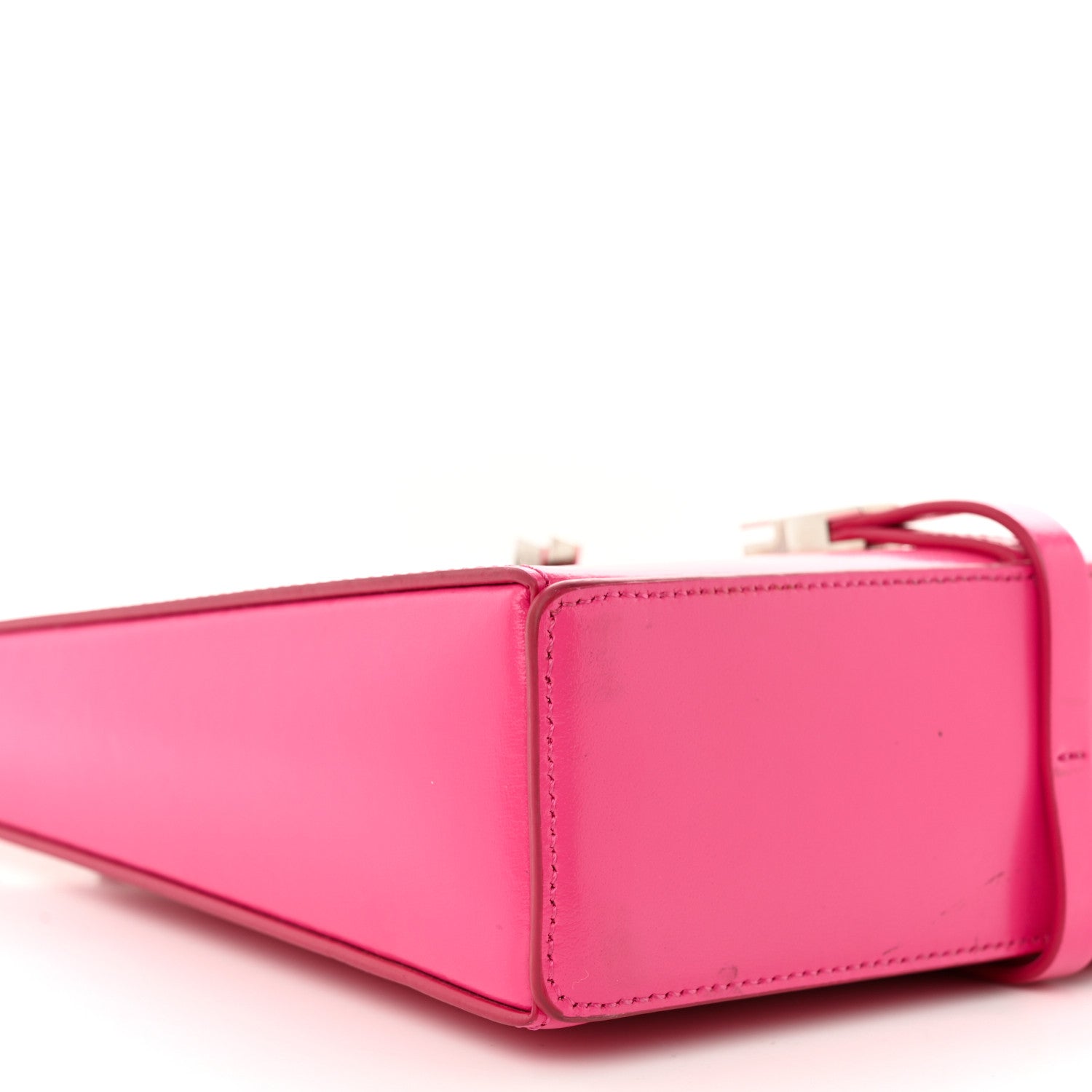 Givenchy Box Calfskin Mini Cut Out Shoulder Bag Neon Pink 9 of 18