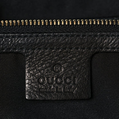 Gucci Goatskin Large Capri Bowler Black 6 of 13