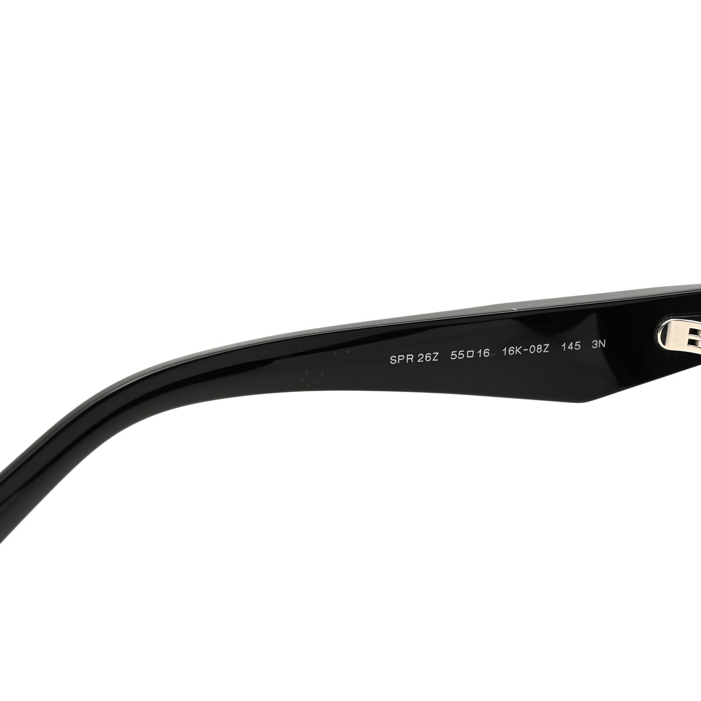 Acetate Oval Sunglasses SPR 26Z Black