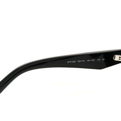 Prada Acetate Oval Sunglasses SPR 26Z Black 5 of 8