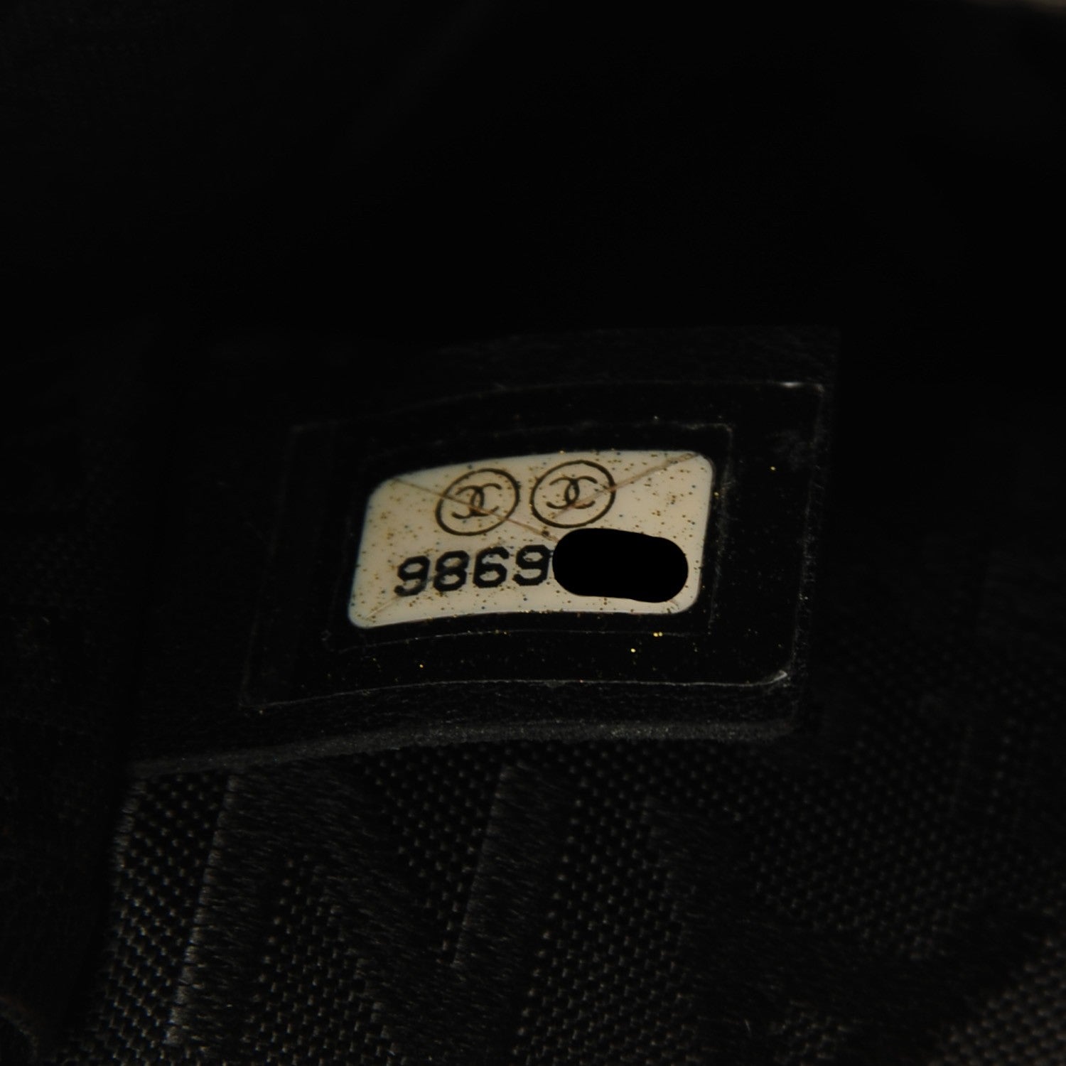 Chanel Lambskin Precious Symbols Pochette Black 7 of 7