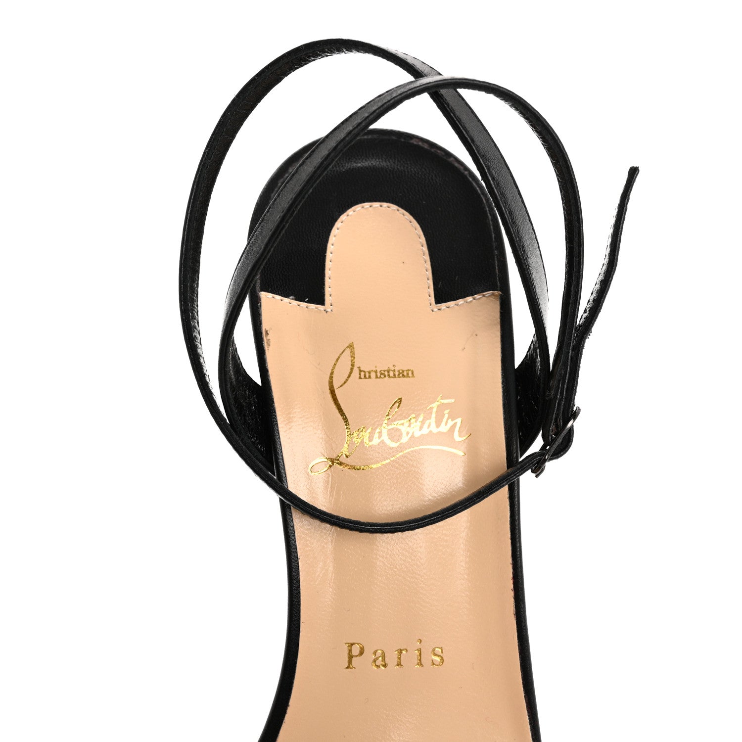 Christian Louboutin Kid Crystal Jewel Queen Sandals 40 Black 7 of 11