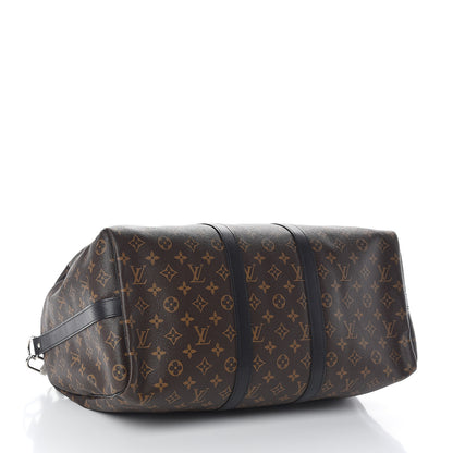 Louis Vuitton Monogram Macassar Keepall Bandouliere 45 3 of 9
