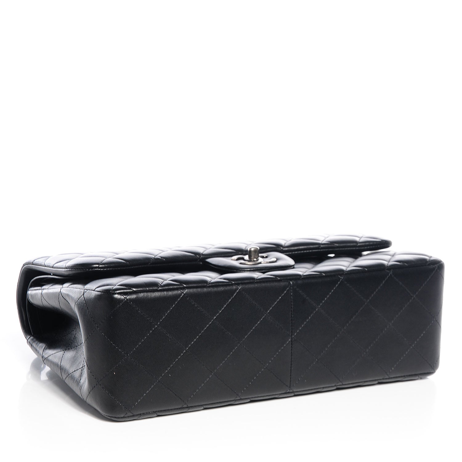 Chanel Lambskin Jumbo Double Flap Black 4 of 9