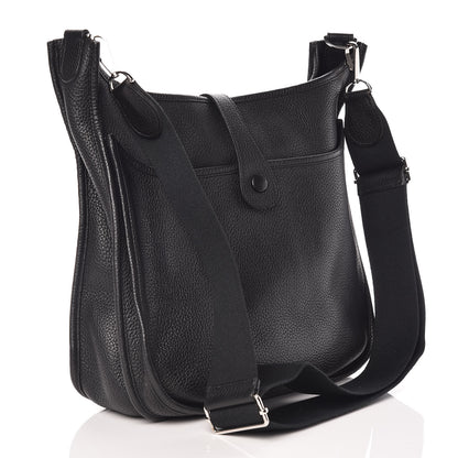 Hermes Taurillon Clemence Evelyne III GM Black 3 of 9