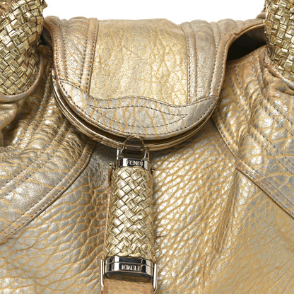 Fendi Nappa Nuvolata Bimetal Spy Oro Argento 15 of 22