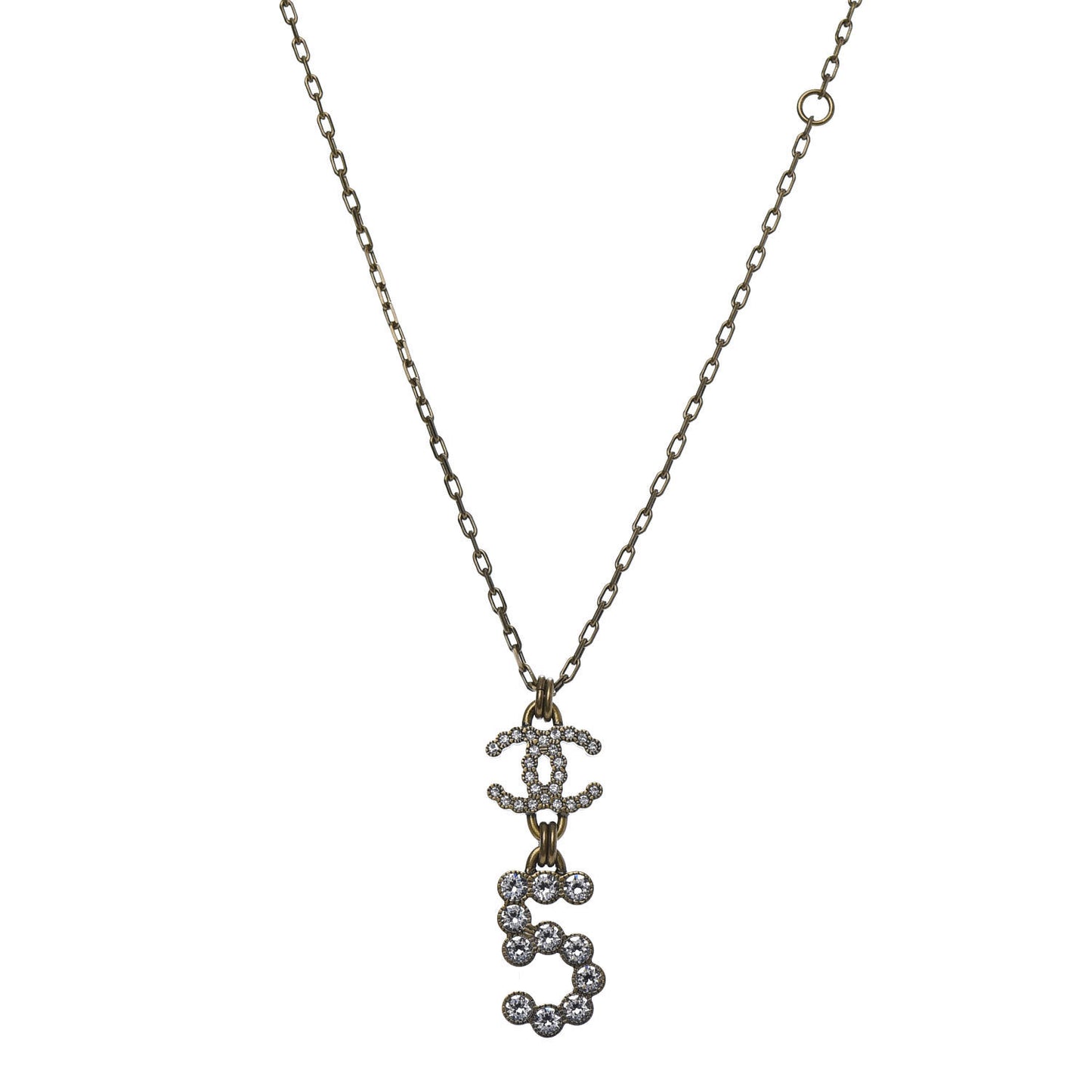 Crystal City of Light CC Necklace Pendant Gold