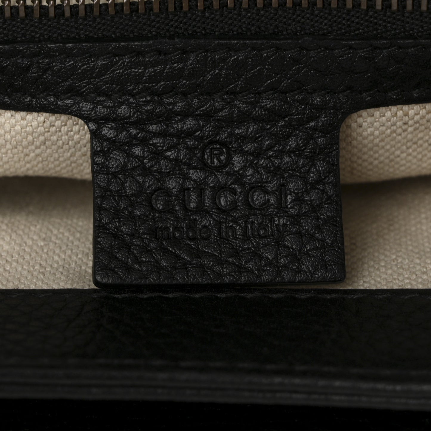 Cellarius Calfskin Feline GG Marmont Flap Shoulder Bag Black