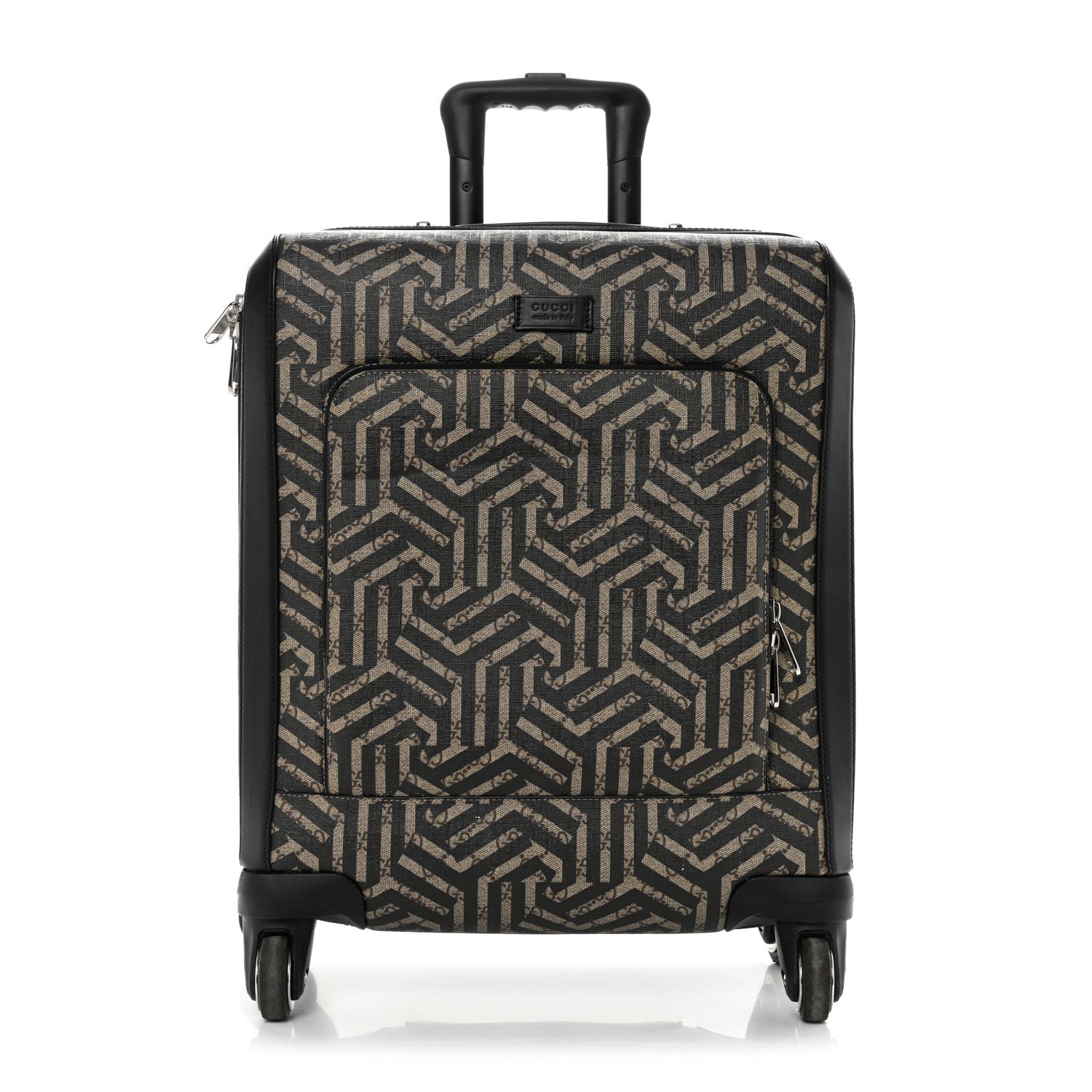Gucci GG Supreme Monogram Caleido Carry On Trolley Black 1 of 14