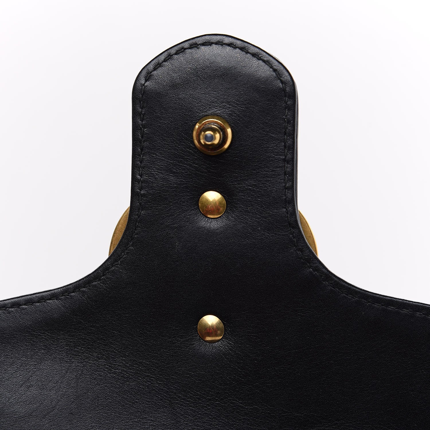Gucci Calfskin Matelasse Small GG Marmont Shoulder Bag Black 11 of 14