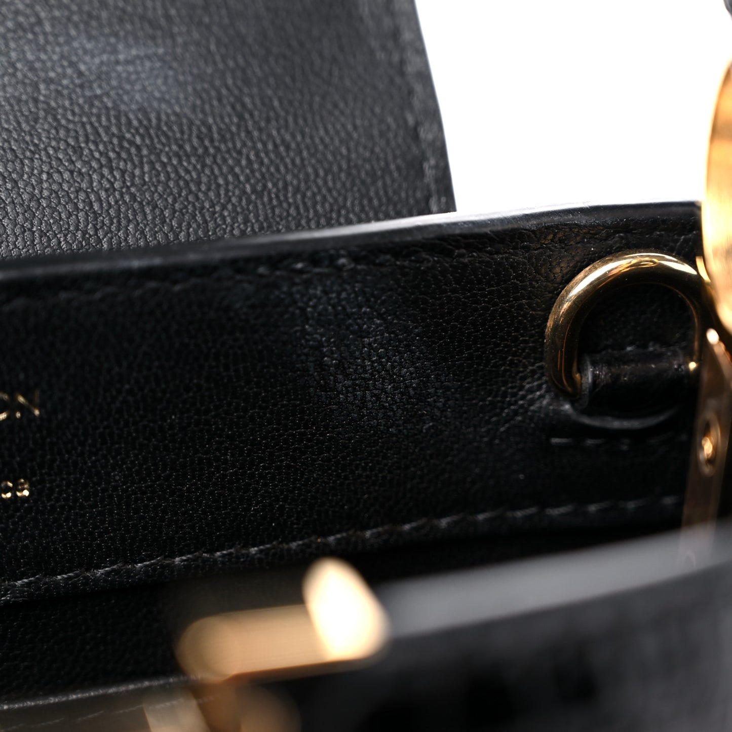 Crocodile Mini Capucines Black