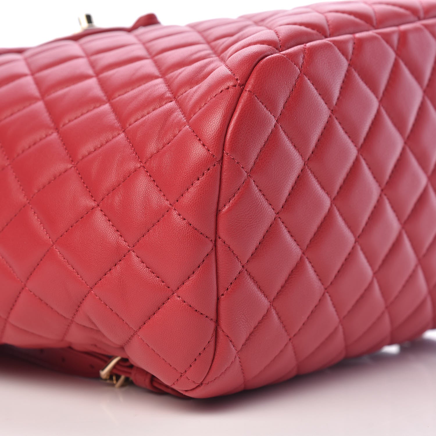 Chanel Lambskin Quilted Large Urban Spirit Backpack Red 9 of 10
