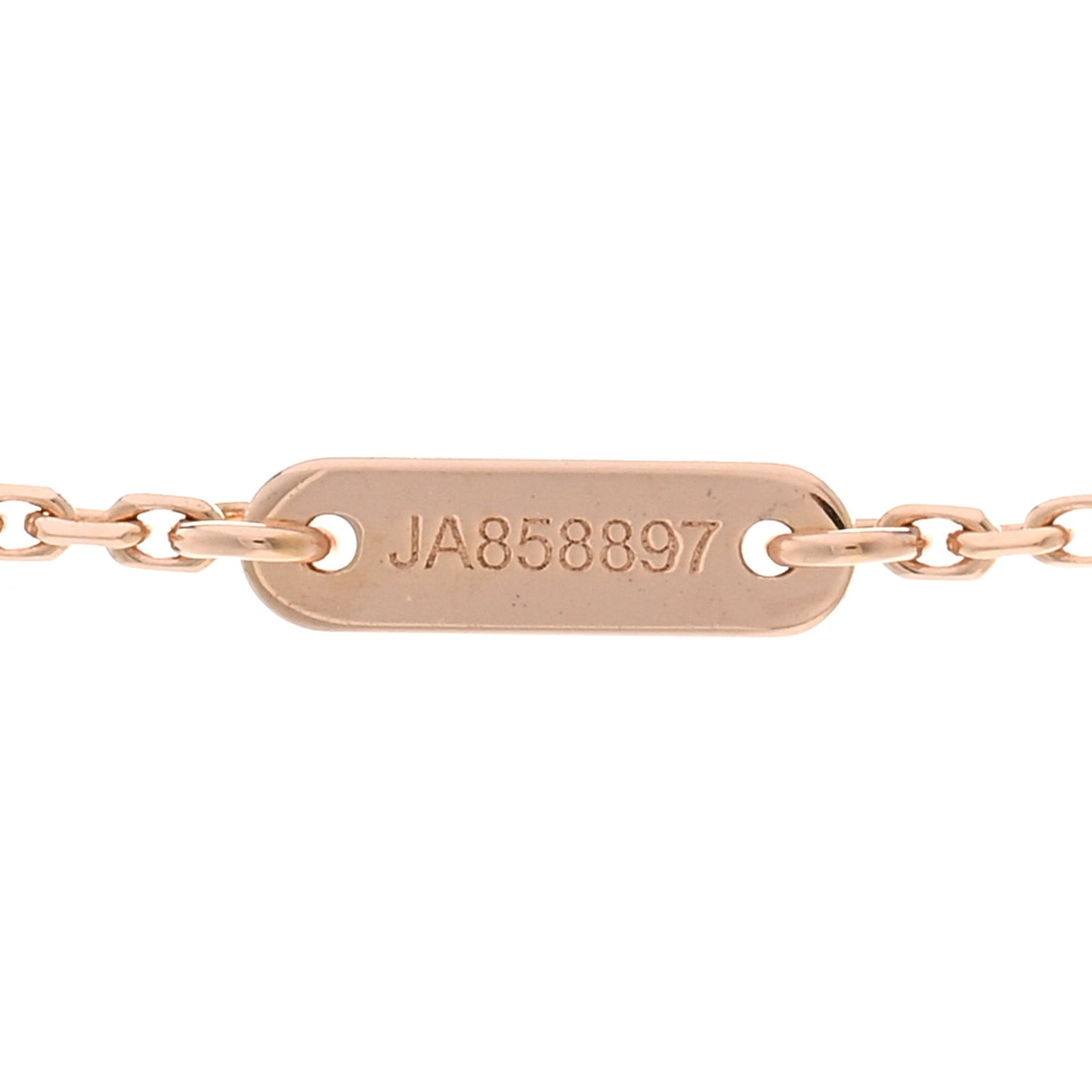 18K Rose Gold Carnelian Sweet Alhambra Pendant Necklace