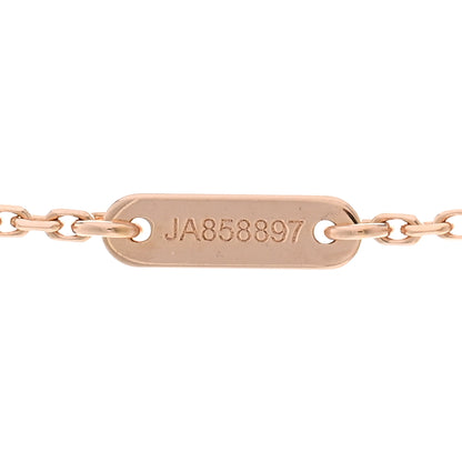 Van Cleef & Arpels 18K Rose Gold Carnelian Sweet Alhambra Pendant Necklace 5 of 6
