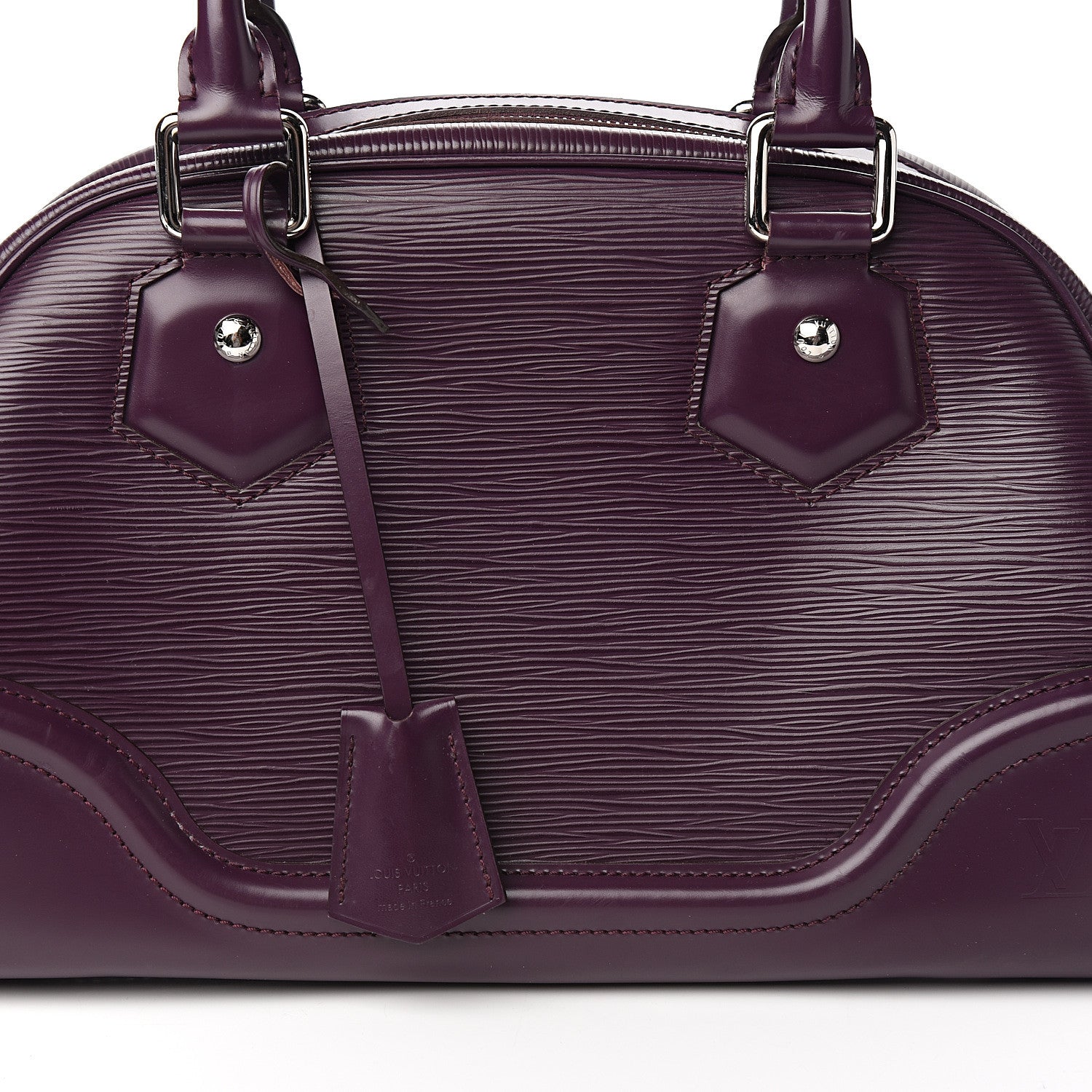 Louis Vuitton Epi Bowling Montaigne PM Cassis 10 of 10