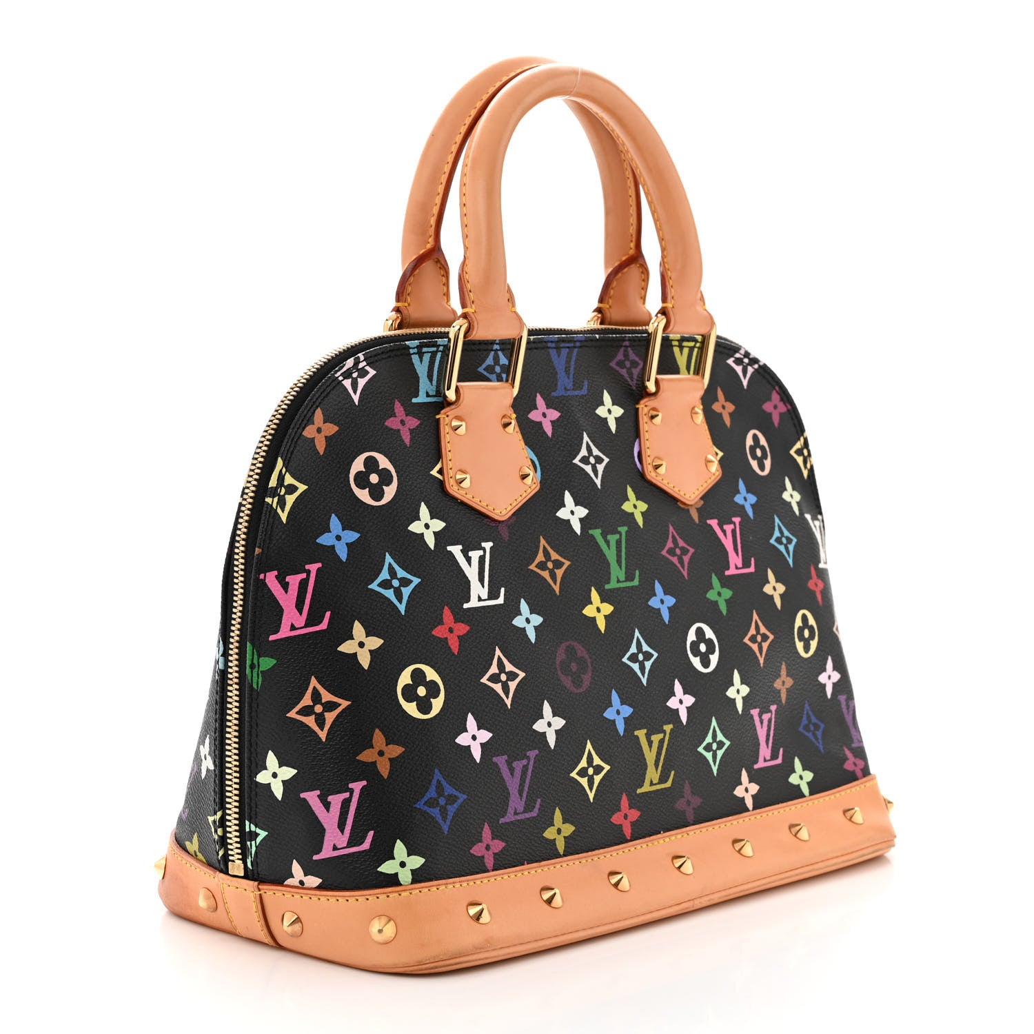 Louis Vuitton Monogram Multicolor Alma Black 3 of 11